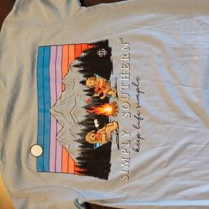Simply Southern Keep Life Simple - Blue Mountain Tee